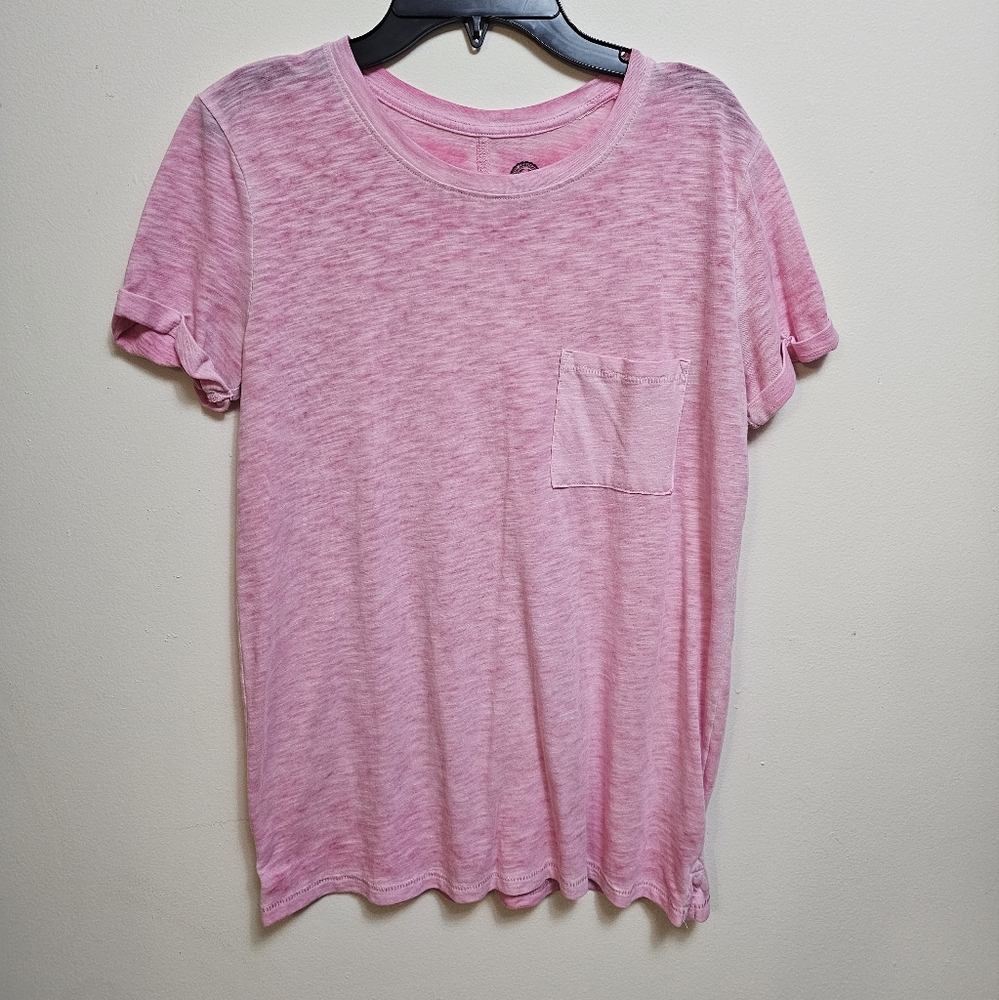 SO‎ XS pink wash relaxed shirt